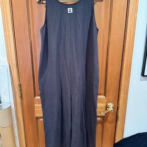 Madewell MWL Women's Black Sleeveless Cosy Overall